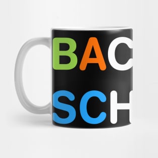 Lettering about Back to School Mug